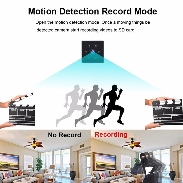 MD25 1080P Wearable Smart HD Camera Wireless Sport Camera, Support Infrared Night Vision / Motion Detection / TF Card, MD25 MD25 1080P Wearable Smart HD Camera Wireless Sport Camera, Support Infrared Night Vision / Motion Detection / TF Card, MD25